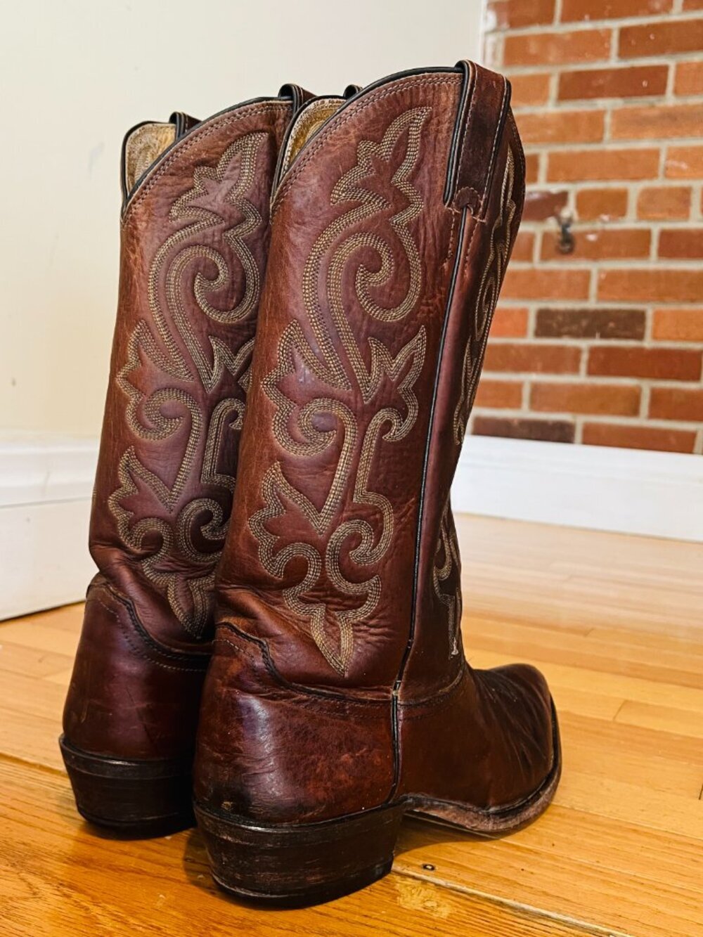 Vintage Women's JUSTIN Cowboy Boots Size 9.5 B - Picture 4 of 16